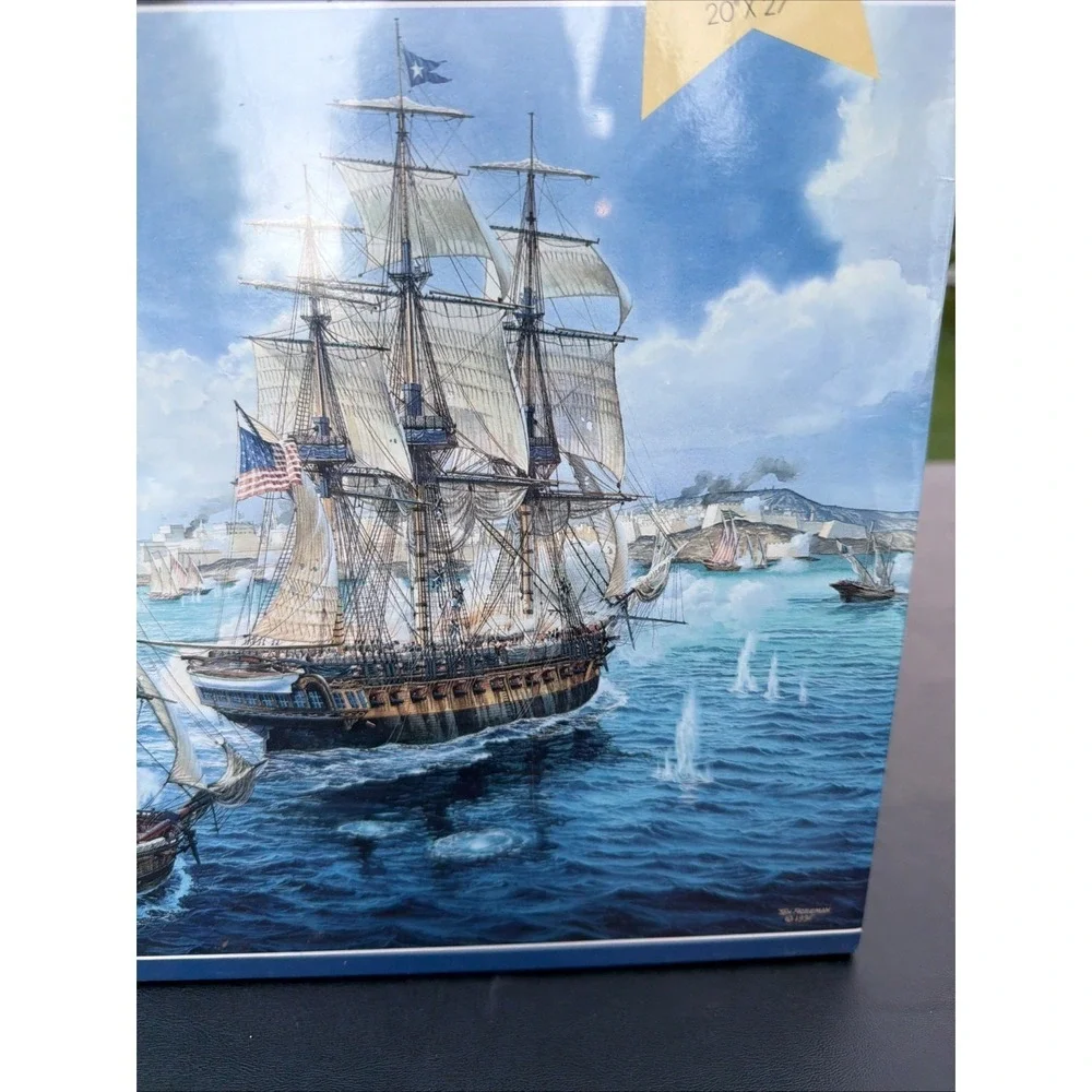 Old Ironsides Tom Freeman Payment In Iron 1000 Pcs Great American Puzzle Factory